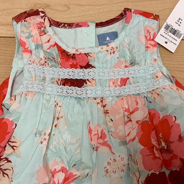 babyGAP(ベビーギャップ)のGAP★ベビー★花柄★ワンピース★サイズ70★新品 キッズ/ベビー/マタニティのベビー服(~85cm)(ワンピース)の商品写真