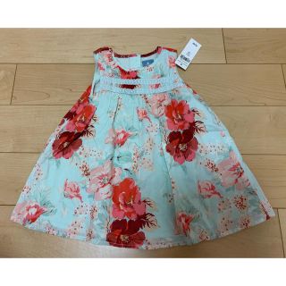 ベビーギャップ(babyGAP)のGAP★ベビー★花柄★ワンピース★サイズ70★新品(ワンピース)