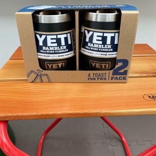 スタンレー(Stanley)のYETI RAMBLLER WINE TUMBLER ブラック　ペア(タンブラー)