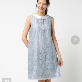 ジルスチュアート(JILLSTUART)のJILLSTUART / ビジュー襟付きワンピース(ミニワンピース)