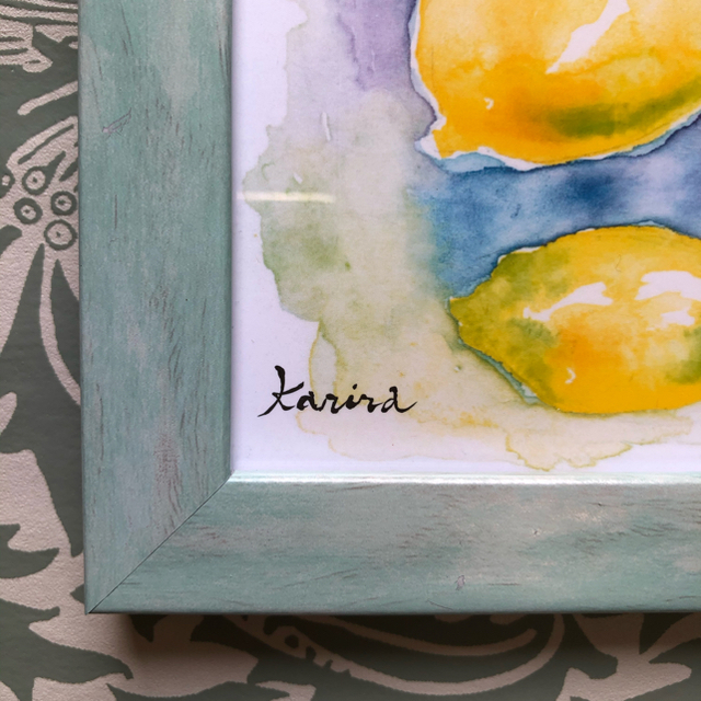 SALE！🍋幸せのレモン🍋✨開運アート ハンドメイドのインテリア/家具(アート/写真)の商品写真