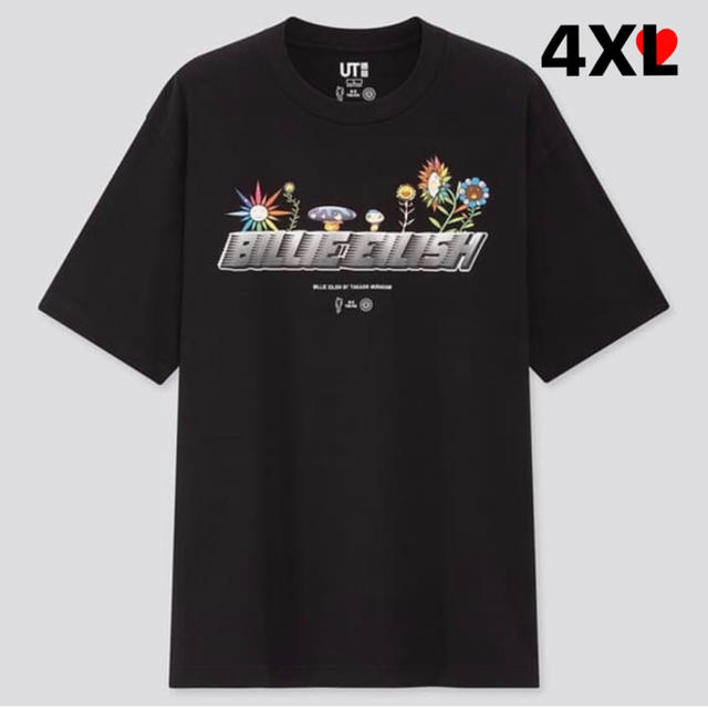 4XLサイズ ユニクロ ビリーアイリッシュ × 村上隆 Tシャツ