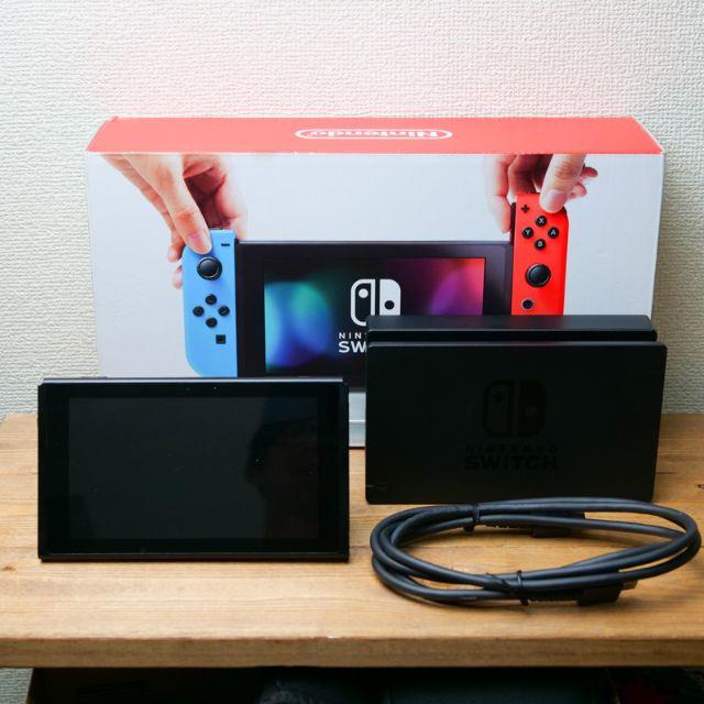 Nintendo Switch(ニンテンドースイッチ)の★nintendo switch 本体+ドック+HDMIケーブル スイッチ★ エンタメ/ホビーのゲームソフト/ゲーム機本体(家庭用ゲーム機本体)の商品写真