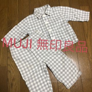 ムジルシリョウヒン(MUJI (無印良品))の無印良品　パジャマ　チェック柄　子供用　80センチ　(パジャマ)