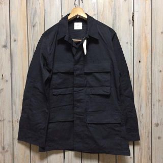 米軍実物 BDUジャケット BLACK 357 DEADSTOCK 黒 S-S(ミリタリージャケット)