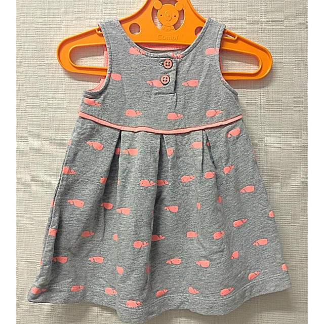 carter's(カーターズ)のcater's ☆スウェット素材のワンピース　9m キッズ/ベビー/マタニティのベビー服(~85cm)(ワンピース)の商品写真