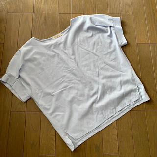 ショコラフィネローブ(chocol raffine robe)のショコラフィネ　水色のカットソー(カットソー(半袖/袖なし))
