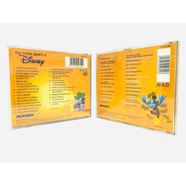 Disney 廃盤 Disney ベリーベストオブディズニー サントラcdシリーズ2枚セットの通販 By Hott S Shop ディズニー ならラクマ