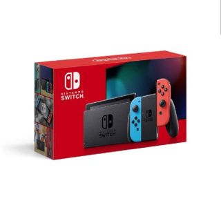 ニンテンドースイッチ(Nintendo Switch)の 新型Nintendo Switch ネオンブルー/ (R) ネオンレッド(家庭用ゲーム機本体)