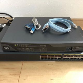 ※あほねこ0410様専用　2台セットCisco892J、Catalyst2960(PC周辺機器)
