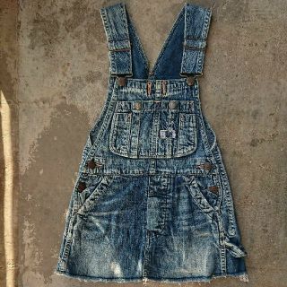 デニムダンガリー(DENIM DUNGAREE)のデニム＆ダンガリー ジャンバースカート 110 オーバーオール(スカート)