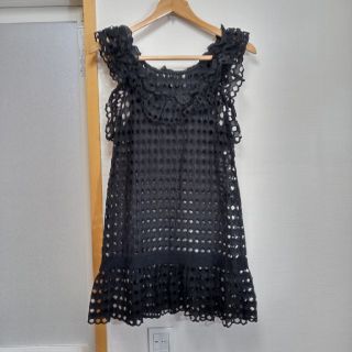 ジルスチュアート(JILLSTUART)の2品同梱　JEANASISJストライプパンツ　ノースリーブ　レース　ワンピース(ミニワンピース)