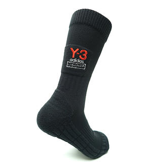 ワイスリー(Y-3)のY3 Mサイズ ワイスリー ロゴ ソックス 靴下 黒 LOGO SOCK(ソックス)