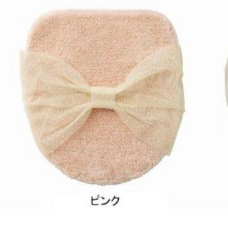 フランフラン(Francfranc)のロマンティックプリンセス　りぼんトイレフタカバー、マット、ロールカバー(トイレマット)