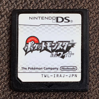 ニンテンドーDS(ニンテンドーDS)のポケットモンスター　ホワイト(携帯用ゲームソフト)