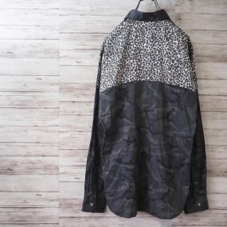 ユニフォームエクスペリメント(uniform experiment)の未使用タグ付き U.E.  Leopard Back York Shirt(シャツ)