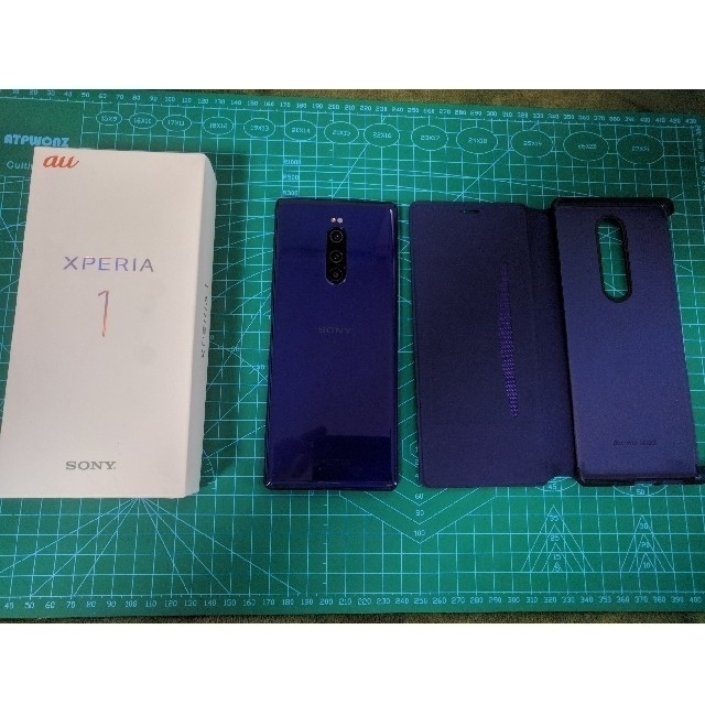 Xperia1 SOV40 パープル SIMフリー 人気の雑貨がズラリ! 49.0%割引