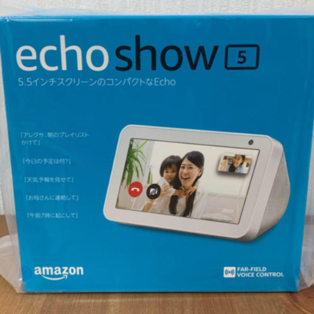 ひし型 【新品未使用未開封】Echo Show 5 with Alexa エコーショー5