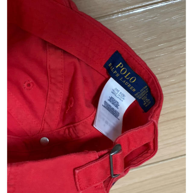 POLO RALPH LAUREN(ポロラルフローレン)のya様専用　ラルフローレン　キャップ　赤 キッズ/ベビー/マタニティのこども用ファッション小物(帽子)の商品写真