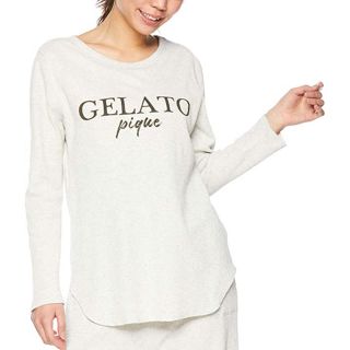 ジェラートピケ(gelato pique)のジェラートピケ　カップ付きワッフルプルオーバー(ルームウェア)