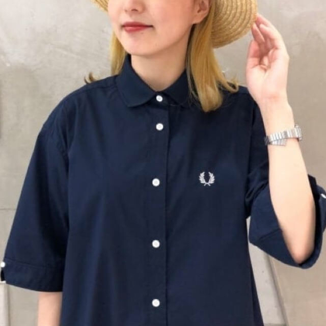 FRED PERRY × Ray BEAMS / 別注 シャツ ワンピース 日本初の www 
