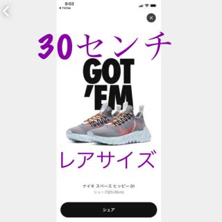 ナイキ(NIKE)のスペースヒッピー01(スニーカー)