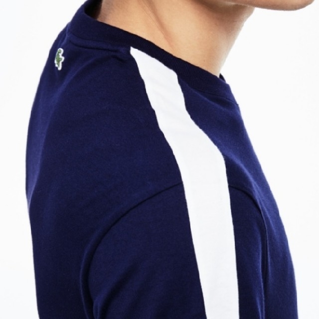 LACOSTE(ラコステ)の新品LACOSTE　Tシャツ　ネイビー　ロゴ メンズのトップス(Tシャツ/カットソー(半袖/袖なし))の商品写真