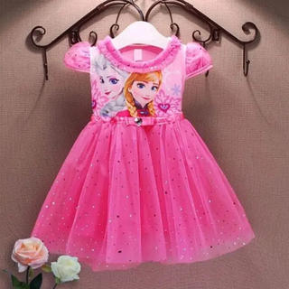 ディズニー(Disney)のエルサ　ワンピース　ドレス　プリンセスドレス　アナ雪　衣装　コスプレ(ワンピース)