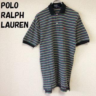 ポロラルフローレン(POLO RALPH LAUREN)の【人気】POLO RALPH LAUREN ボーダー半袖ポロシャツ サイズM(ポロシャツ)