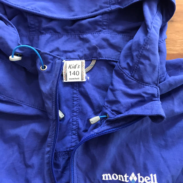 mont bell(モンベル)のモンベル  ウインドブレーカー　140 キッズ/ベビー/マタニティのキッズ服男の子用(90cm~)(ジャケット/上着)の商品写真