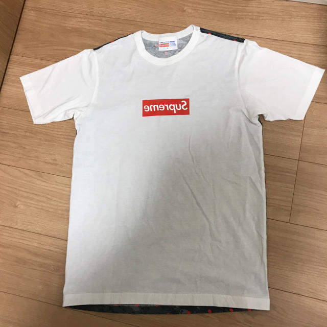 希少XL supreme ギャルソン コラボ boxlogo tee 新品未使用-