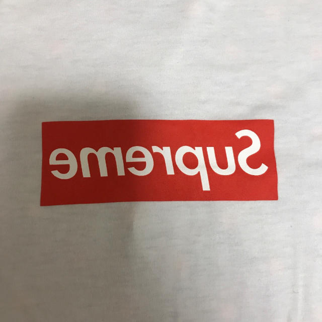 Supreme(シュプリーム)のsupremeシュプ comme des garçons ボックスロゴ Tシャツ メンズのトップス(Tシャツ/カットソー(半袖/袖なし))の商品写真