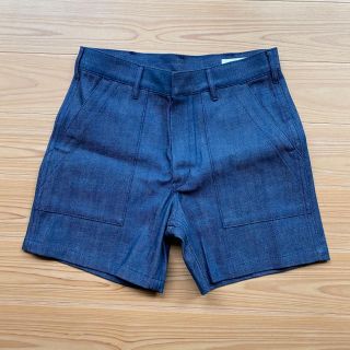 ハイク(HYKE)の新品　hyke デニムショートパンツ　ハーフパンツ  サイズ1 ハイク(ショートパンツ)