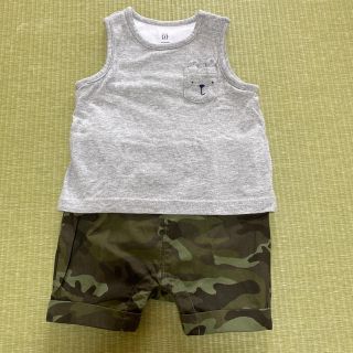 ベビーギャップ(babyGAP)のbaby GAP  ロンパース　タンクトップ　ショートパンツ(ロンパース)