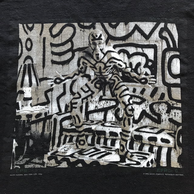 90s usa製 keith haring Tシャツ　ビンテージ レア