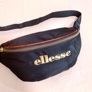 エレッセ(ellesse)の【ellesse】刺繍ウエストポーチ 美品　ヴィンテージ ウエポ(ボディバッグ/ウエストポーチ)