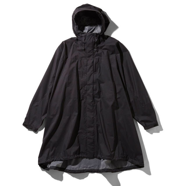 新品 ノースフェイス タグアンポンチョ 黒 L - レインコート