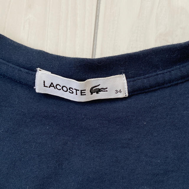 LACOSTE(ラコステ)のLACOSTE(ラコステ レディース)VネックTシャツ レディースのトップス(Tシャツ(半袖/袖なし))の商品写真