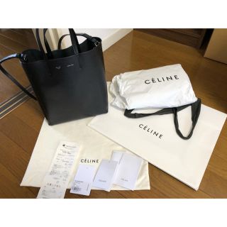 セリーヌ(celine)の【美品】セリーヌ　スモール　カバ　ブラック　旧ロゴ　2018年(トートバッグ)