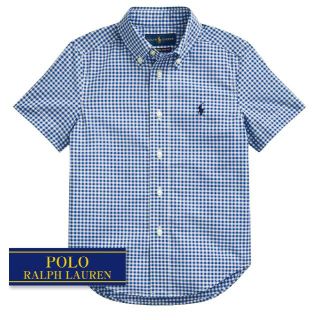 ラルフローレン(Ralph Lauren)の☆新品☆115 ラルフローレン コットンポプリンシャツ ブルー 8787(ブラウス)