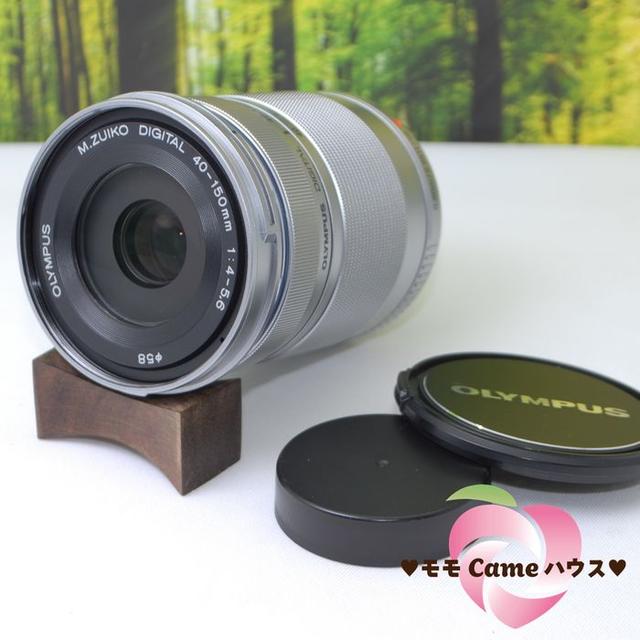 オリンパス望遠レンズ☆M.ZUIKO 40-150mm シルバー☆543-1 スマホ/家電/カメラのカメラ(レンズ(ズーム))の商品写真