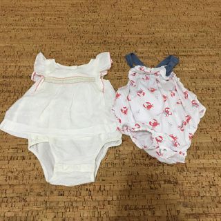 ベビーギャップ(babyGAP)のベビー服　女の子　ロンパース　70サイズ(ロンパース)