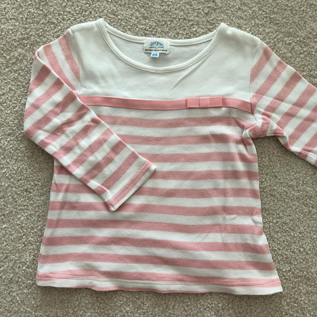 NATURAL BEAUTY BASIC(ナチュラルビューティーベーシック)のnatural beauty basic カットソー キッズ/ベビー/マタニティのキッズ服女の子用(90cm~)(Tシャツ/カットソー)の商品写真