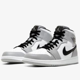 ナイキ(NIKE)のNIKE AIR JORDAN 1 MID SMOKE GREY 28.5cm(スニーカー)