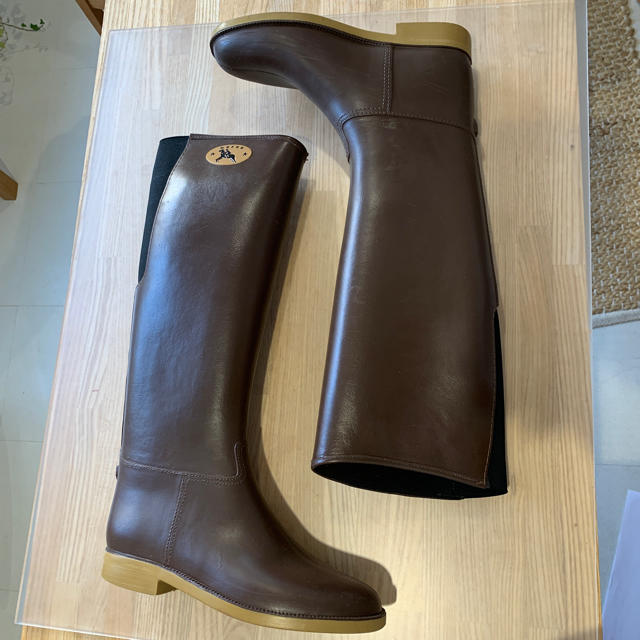 Dafna Boots(ダフナブーツ)のA⭐︎R様専用　ダフナ　ブラウンレインブーツ　37 レディースの靴/シューズ(レインブーツ/長靴)の商品写真