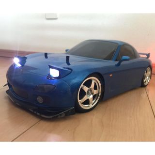 【LEDライト4灯！】タミヤ 1/10 マツダ RX-7 ボディ(ホビーラジコン)