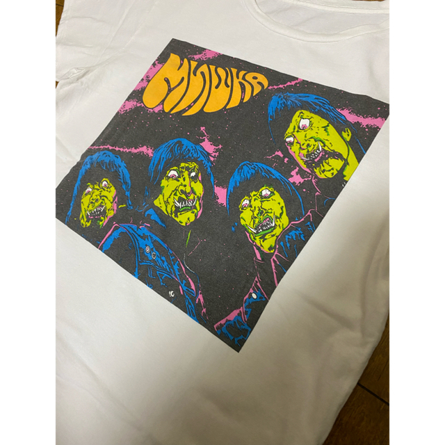 LED RECHWE(レッドリーチュエ)のPrint T-Shirt ホワイト Sサイズ WBA メンズのトップス(Tシャツ/カットソー(半袖/袖なし))の商品写真