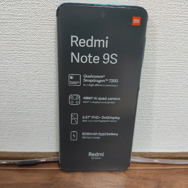 Xiaomi Redmi note 9s 128GB 6GB ram