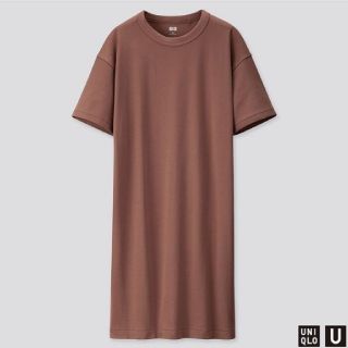 ユニクロ(UNIQLO)のUNIQLO U クルーネックTワンピース(ひざ丈ワンピース)