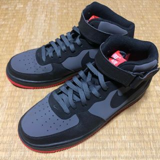 ナイキ(NIKE)のnike air force 1 mid 黒 27.5cm(スニーカー)